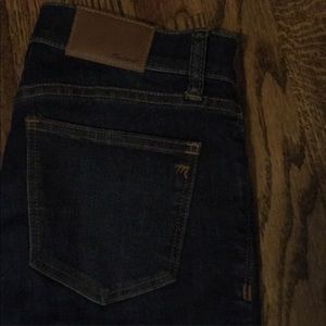 Madewell dark jean skinny 25